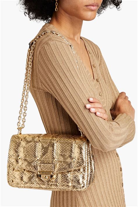 sac shopping michael kors|Michael Kors snakeskin bag.